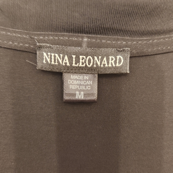 Nina Leonard Solid Tie Waist Jumpsuit - Picture 7 of 9